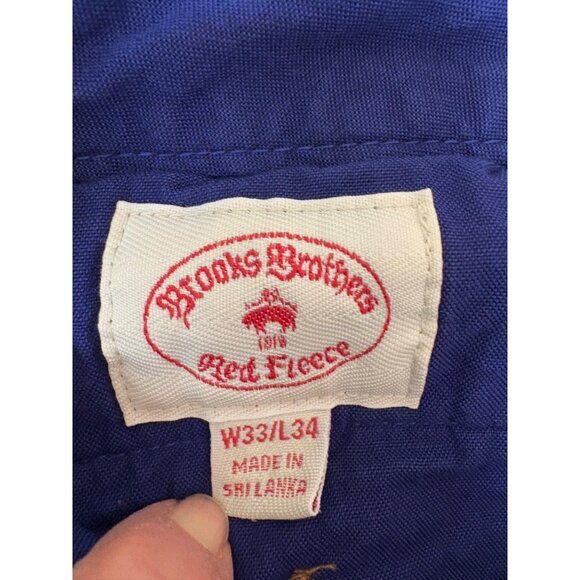 Brooks Brothers Red Fleece Anchor Seersucker Pants W31 L32.5 Sailor Core Nautica - Picture 2 of 16